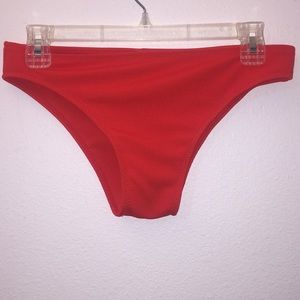 new orange ish red bikini bottoms